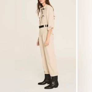 Ba&sh Beige Jumpsuit - New with Tags